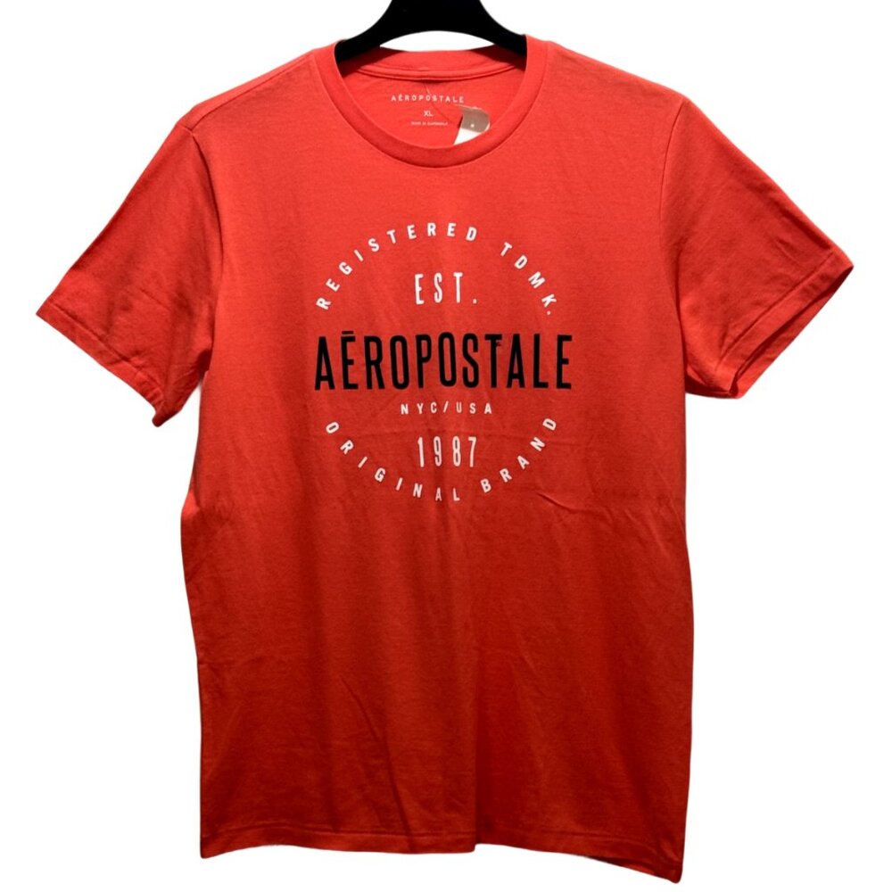 Aeropostale Orange T- Shirt Size XL